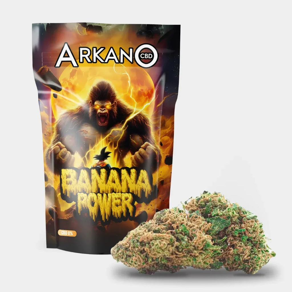 Banana Power CBD | Flor Indoor Premium Aroma Tropical – Arkano