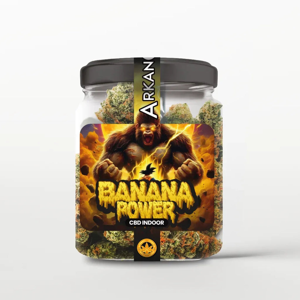 Banana Power CBD | Flor Indoor Premium Aroma Tropical – Arkano